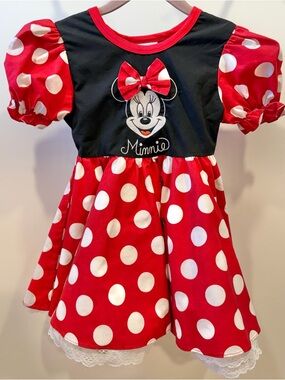VINTAGE 90s DISNEY Minnie Mouse Girls Dress